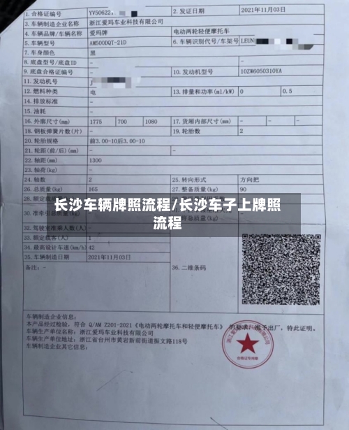 长沙车辆牌照流程/长沙车子上牌照流程-第1张图片