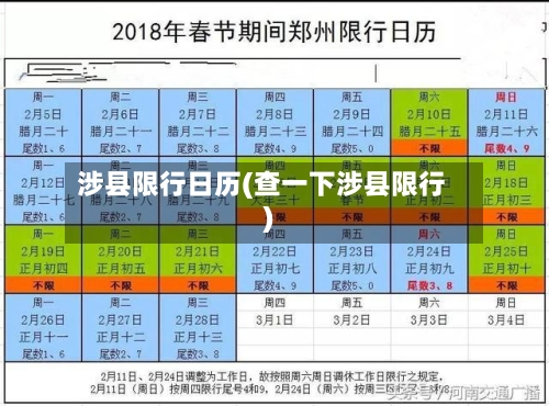 涉县限行日历(查一下涉县限行)-第1张图片