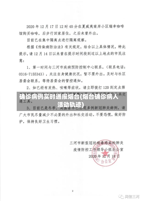 确诊病例实时通报烟台(烟台确诊病人活动轨迹)-第2张图片
