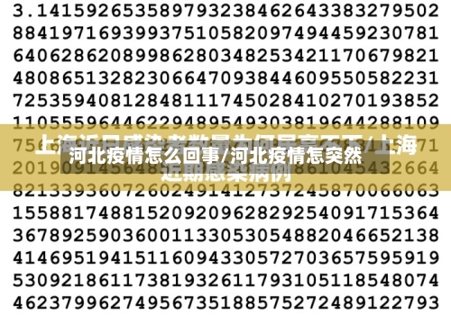 河北疫情怎么回事/河北疫情怎突然