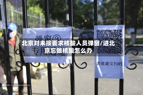 北京对未按要求核酸人员弹窗/进北京忘做核酸怎么办-第3张图片