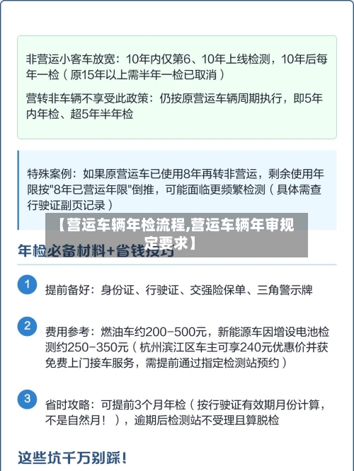 【营运车辆年检流程,营运车辆年审规定要求】-第2张图片